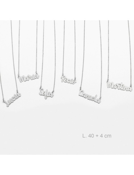 GARGANTILLA NOMBRE EN PLATA DE LEY