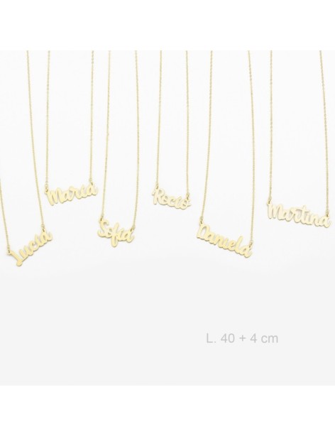 GARGANTILLA NOMBRE PLATA DE LEY