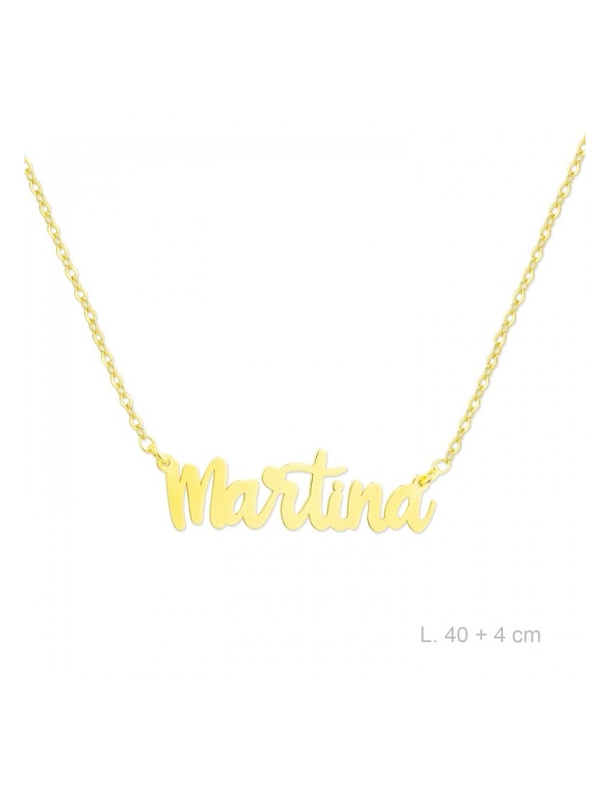 GARGANTILLA NOMBRE PLATA DE LEY