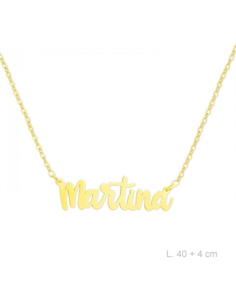 GARGANTILLA NOMBRE PLATA DE LEY