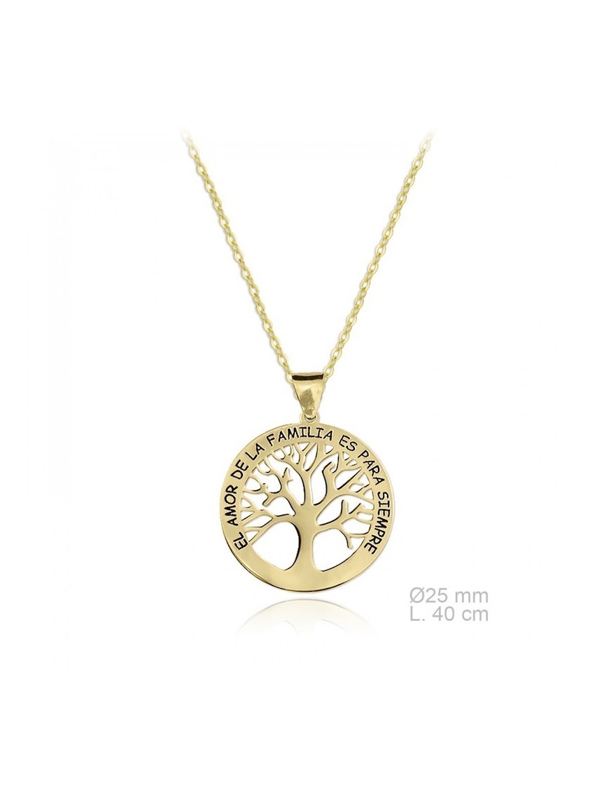 GARGANTILLA ÁRBOL DE LA VIDA EN PLATA DE LEY