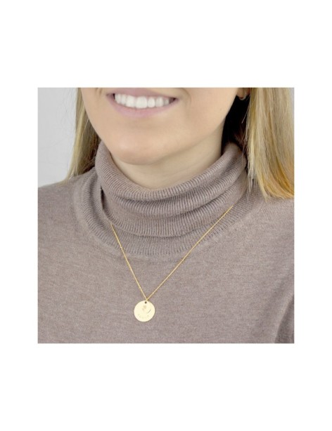 GARGANTILLA DOBLE CHAPA NOMBRE EN PLATA DE LEY