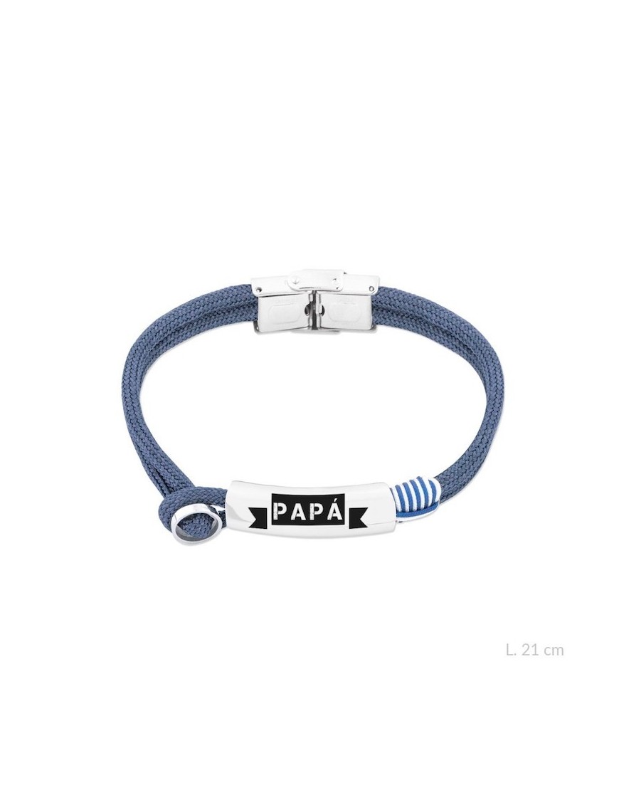 PULSERA PAPÁ ACERO