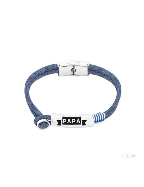 PULSERA PAPÁ ACERO