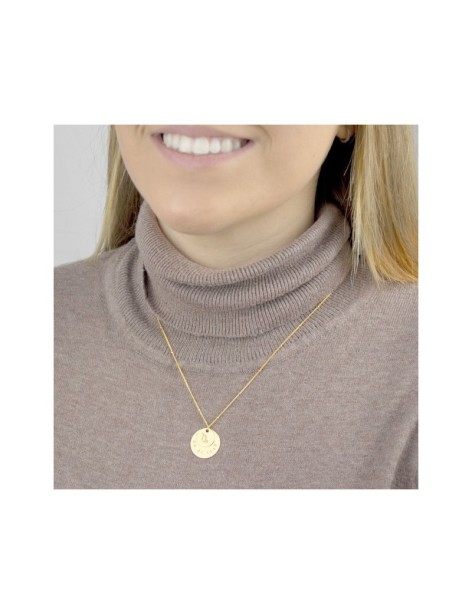 GARGANTILLA ZODIACO CAPRIC. PERSONALIZABLE PLATA DE LEY