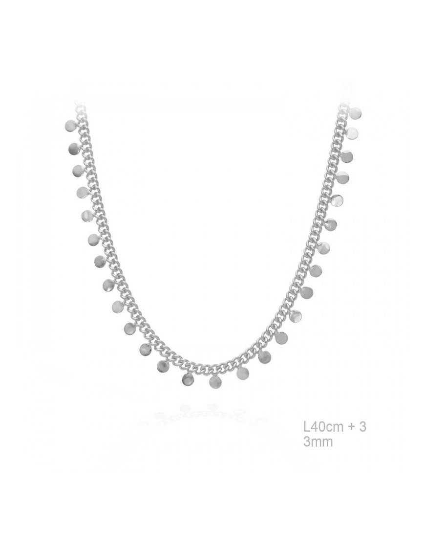 GARGANTILLA BARBADA PLACAS PLATA