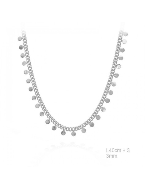 GARGANTILLA BARBADA PLACAS PLATA