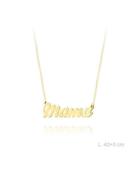 GARGANTILLA MAMÁ PLATA Y CIRCONITAS