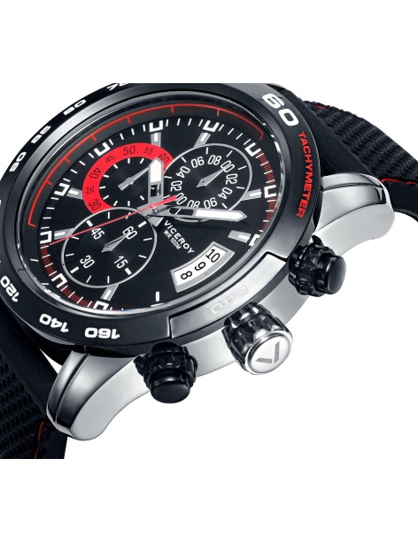 Reloj Hombre Viceroy Heat Negro y Rojo
