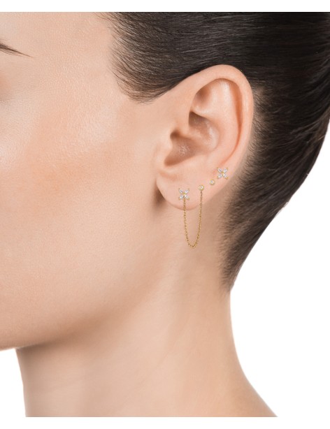 Pendientes Viceroy Flor Cadenilla Circonitas