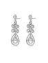 Pendientes Wedding Flor Plata y Circonitas