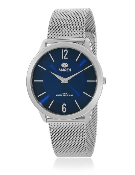 Reloj Caballero Marea Milanesa Acero Esfera Azul