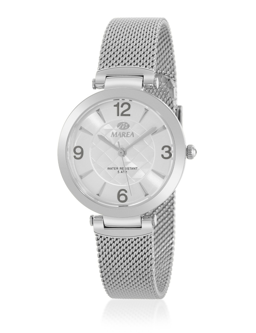 Reloj Mujer Marea Acero Malla Milanesa