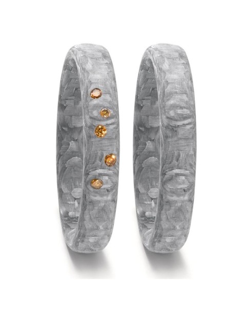 Alianza de Boda Carbono Gris