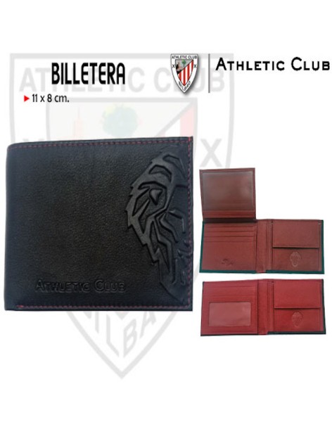 Billetera Athletic Club de Bilbao León relieve