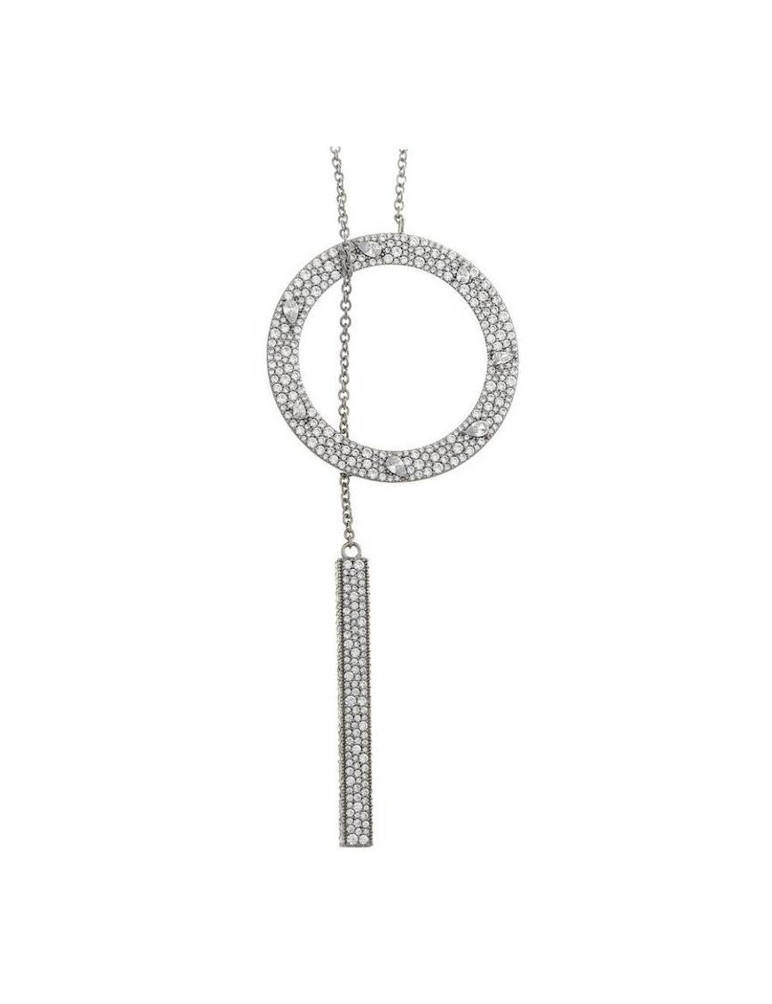 Collar Salvatore Boho Plata Chapada Rutenio y Circonitas