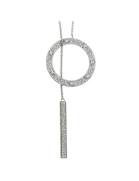 Collar Salvatore Boho Plata Chapada Rutenio y Circonitas