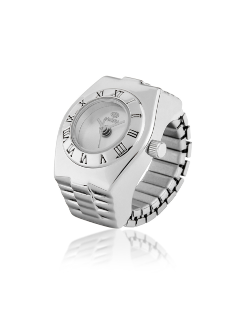 Sortija Reloj Marea Rings Esfera Gris
