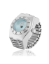 Sortija Reloj Marea Rings Esfera Azul