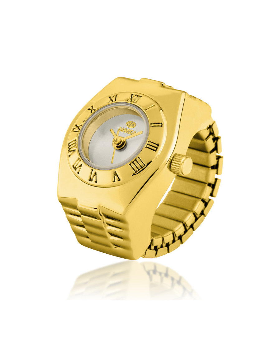 Sortija Reloj Marea Dorado