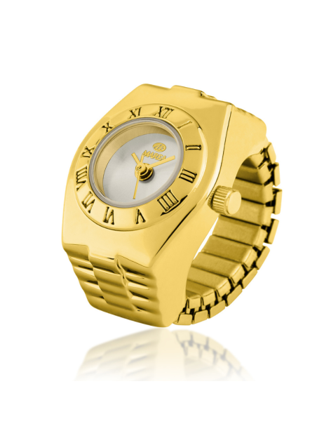 Sortija Reloj Marea Dorado