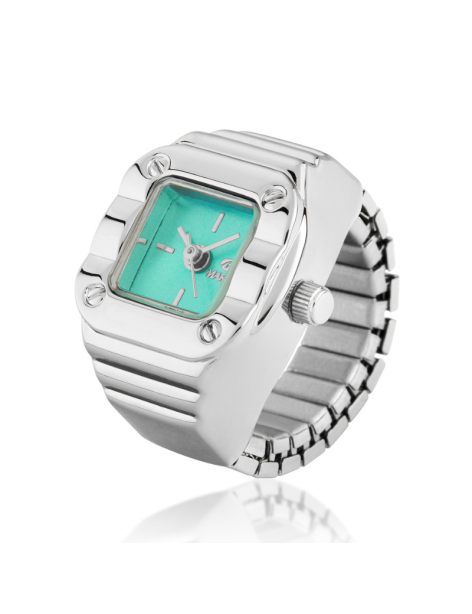 Sortija Reloj Marea Rings Esfera Verde