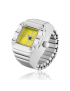 Sortija Reloj Marea Esfera Amarilla