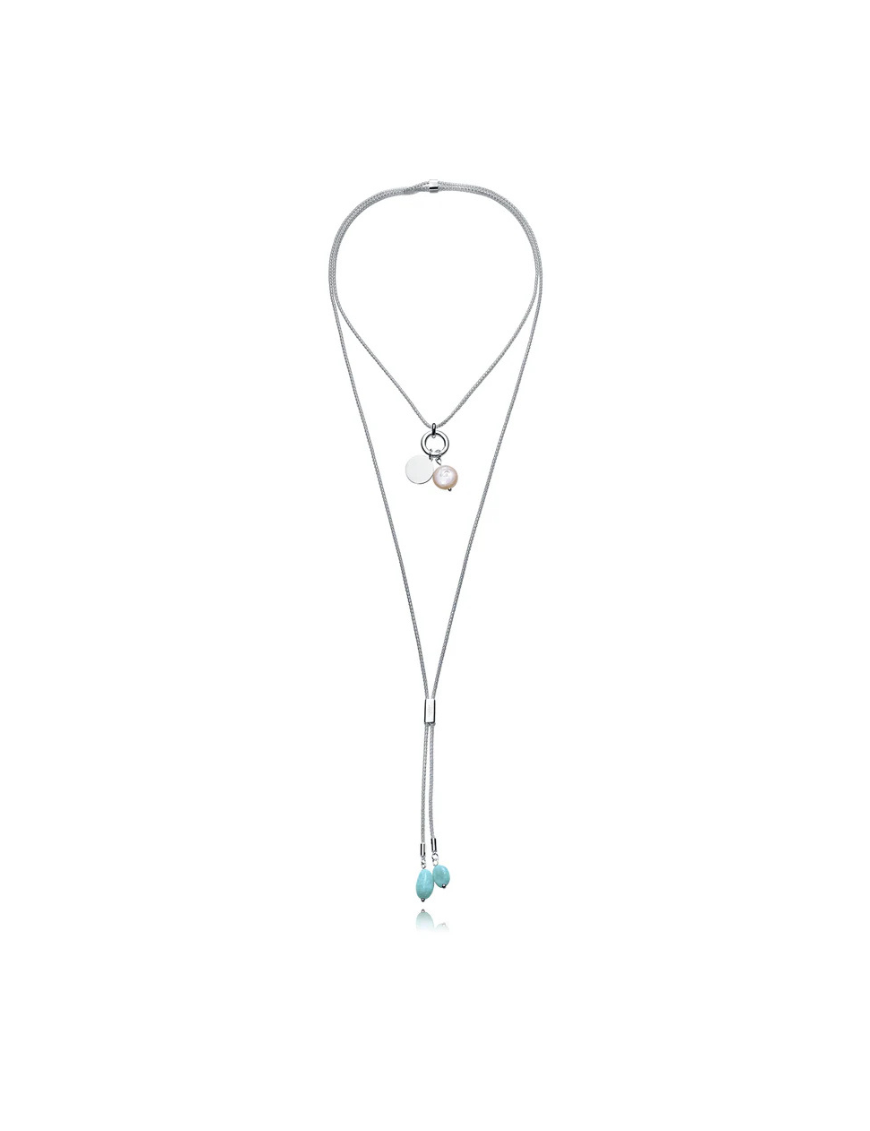 Collar Laura Escanes Viceroy Acero Piedra Natural