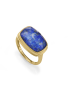 Anillo Viceroy Plata Baño Oro Lapizlazuli