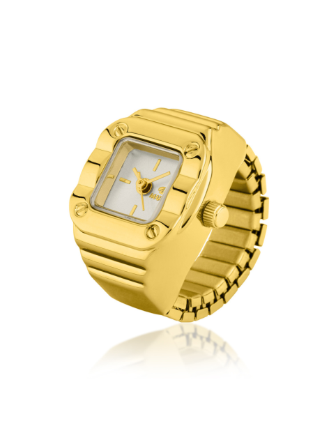 Sortija Reloj Marea Rings Dorado