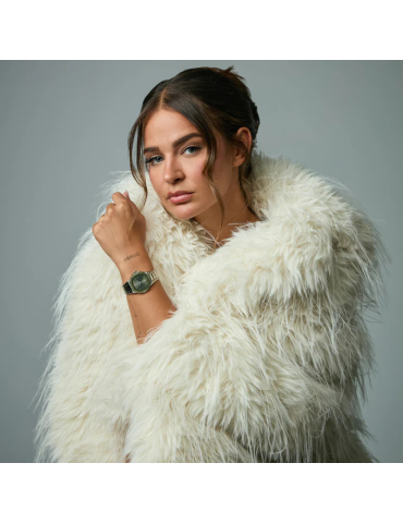 Reloj Cápsula Laura Escanes Viceroy Acero Ip Verde