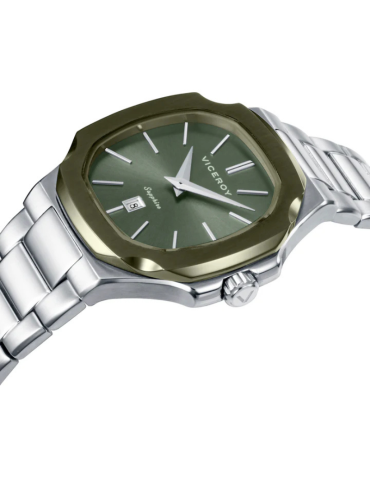 Reloj Cápsula Laura Escanes Viceroy Acero Ip Verde