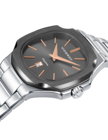 Reloj Cápsula Laura Escanes Viceroy Acero Ip Negro