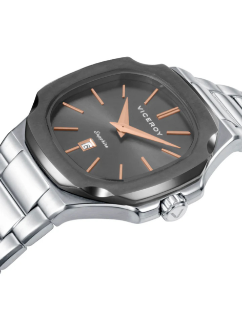 Reloj Cápsula Laura Escanes Viceroy Acero Ip Negro