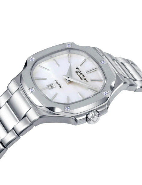 Reloj Diamantes Cápsula Laura Escanes Viceroy Acero