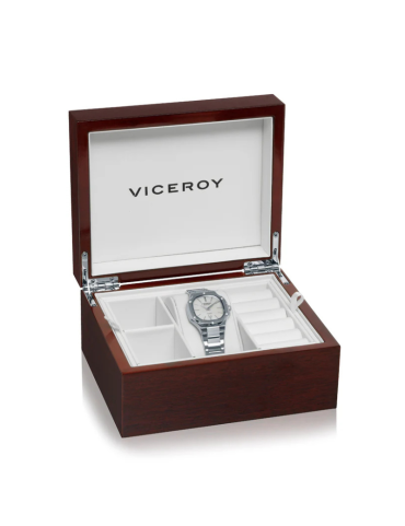 Reloj Diamantes Cápsula Laura Escanes Viceroy Acero