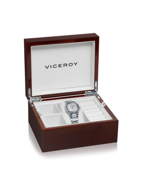 Reloj Diamantes Cápsula Laura Escanes Viceroy Acero