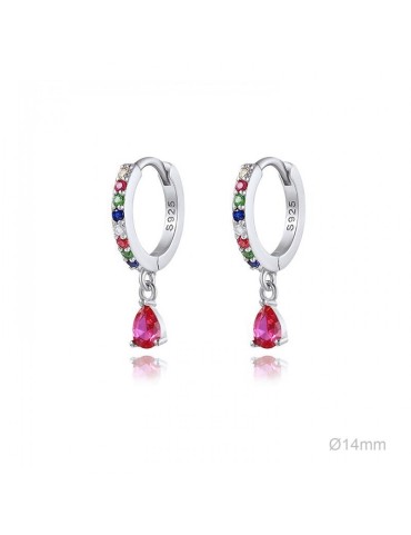 PENDIENTES ARO EN PLATA Y...